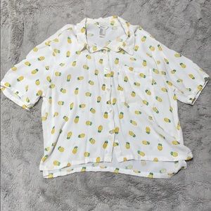 Forever 21 Pineapple button up